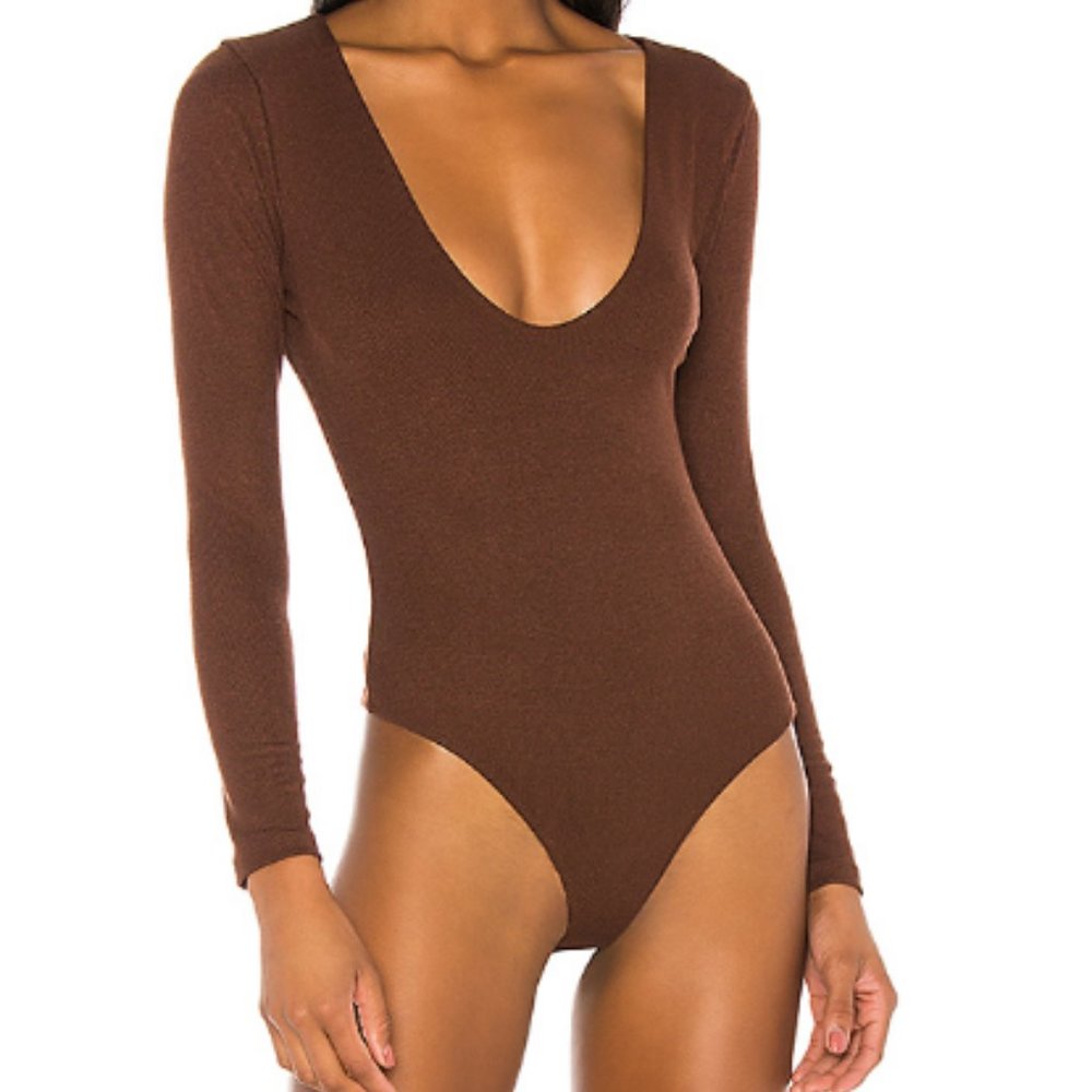 Brown Bodysuit Lovers + Friends, Revolve NWT